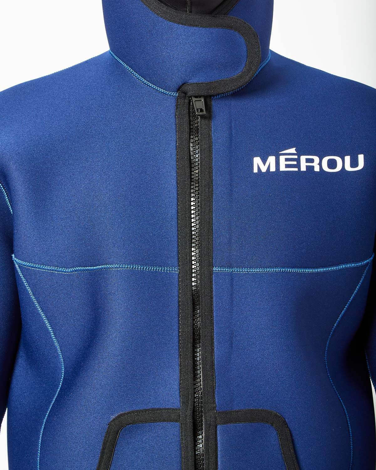Felpa in neoprene bifoderato con Zip