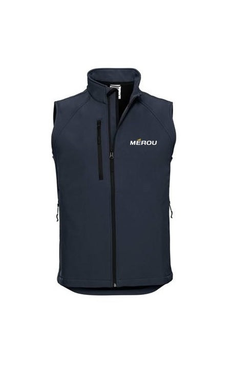 Gilet antivento in Softshell